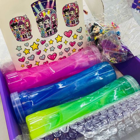 Kpop Demon Hntrx Glitz & Glam Custom Slime Creation Box