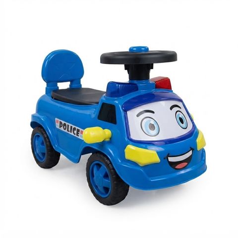 Kids Police Ride-On Car & Push Toy