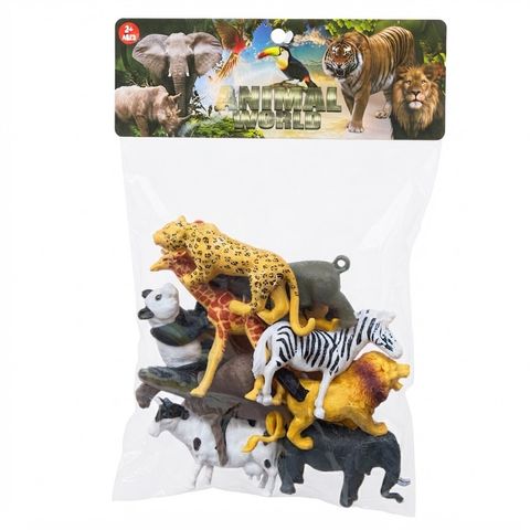 Realistic Wild & Farm Animal Figurine Set (10-Piece Educational Toy)