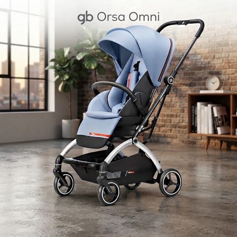 gb Orsa Omni 360° Baby Stroller | Lightweight Aluminium Frame | Compact Fold