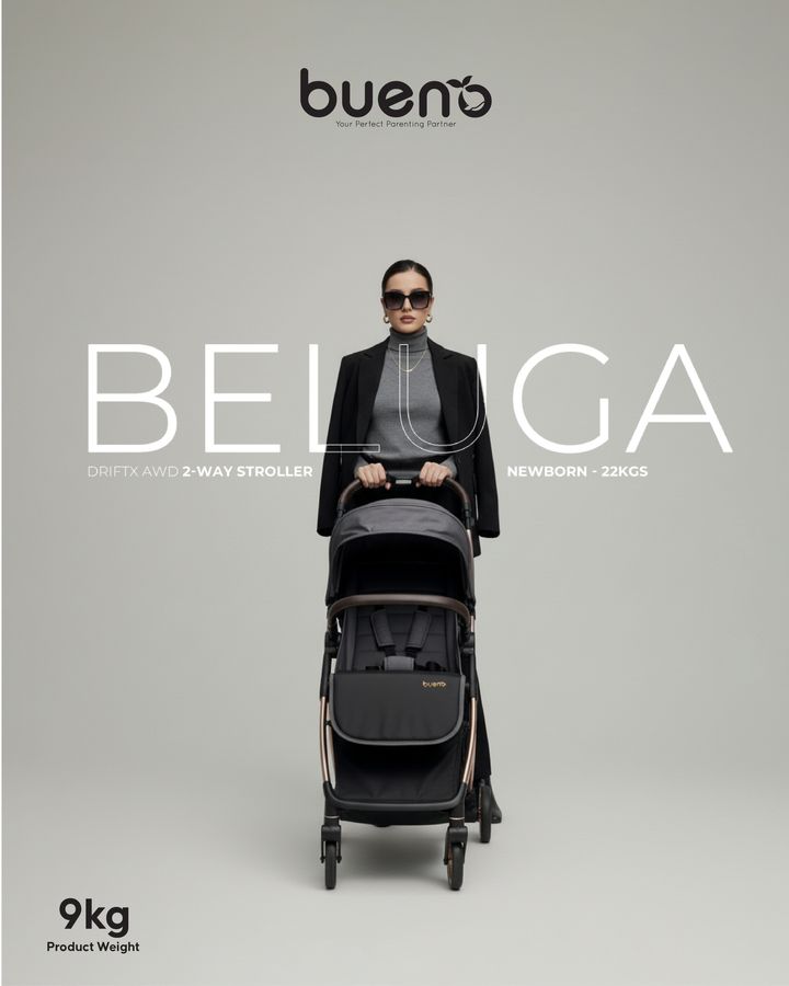 GB Bueno Beluga DriftX AWD | 2-Way Stroller