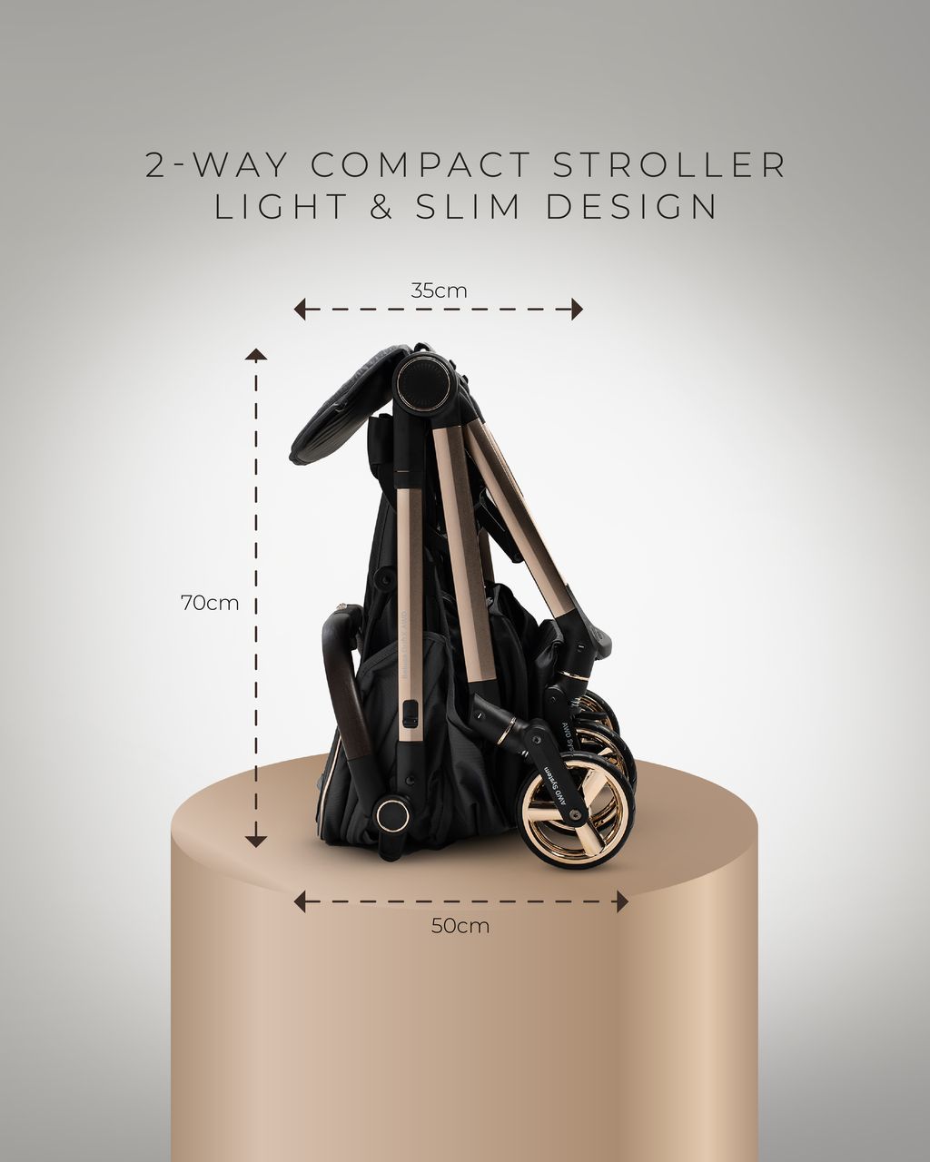 GB Bueno Beluga DriftX AWD | 2-Way Stroller
