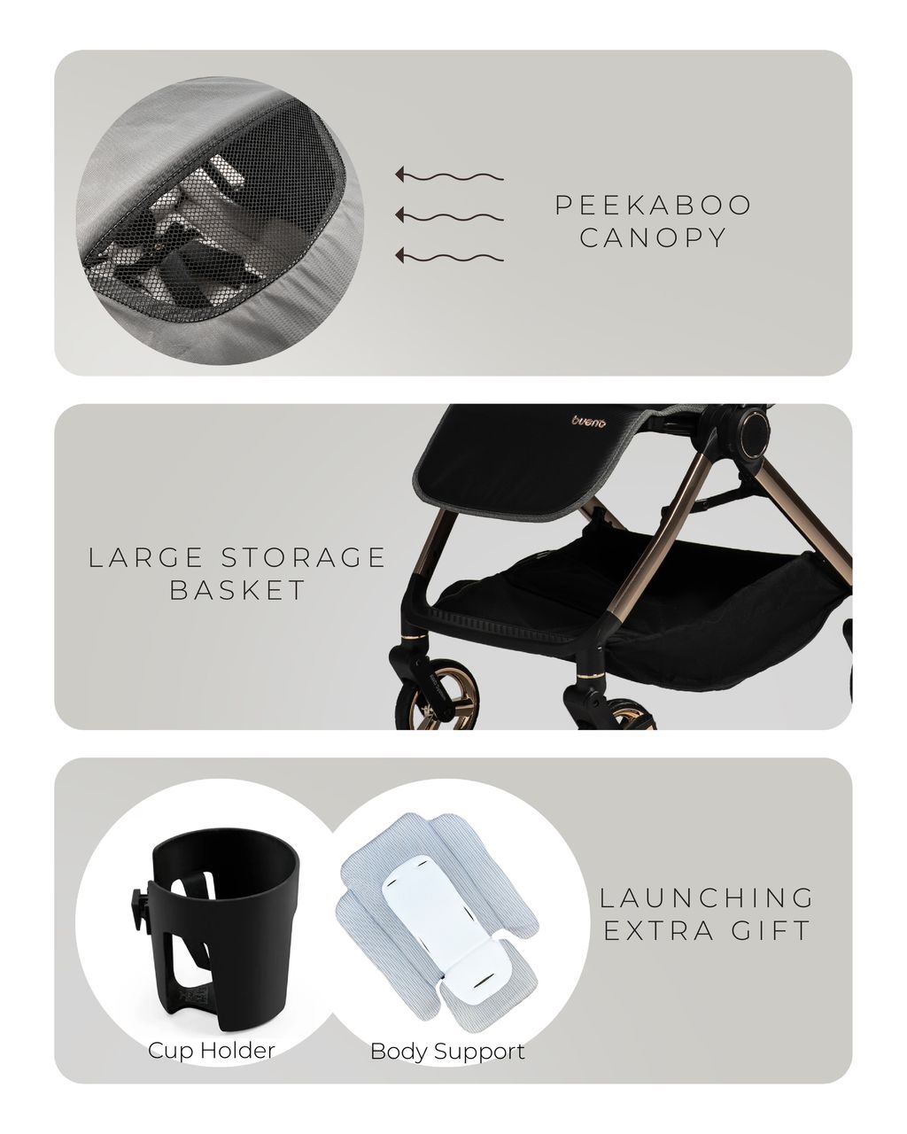 GB Bueno Beluga DriftX AWD | 2-Way Stroller