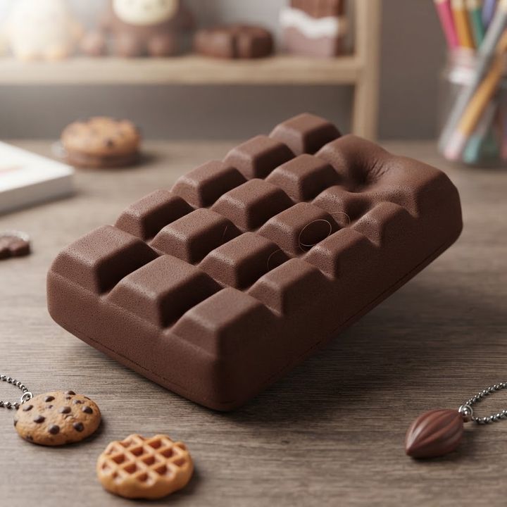 Slow-Rise Chocolate Bar Squishy Realistic Scented Stress Relief Toy