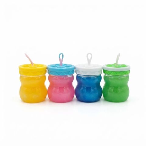 Slimy Rainbow Pop & Glow Slime Jars