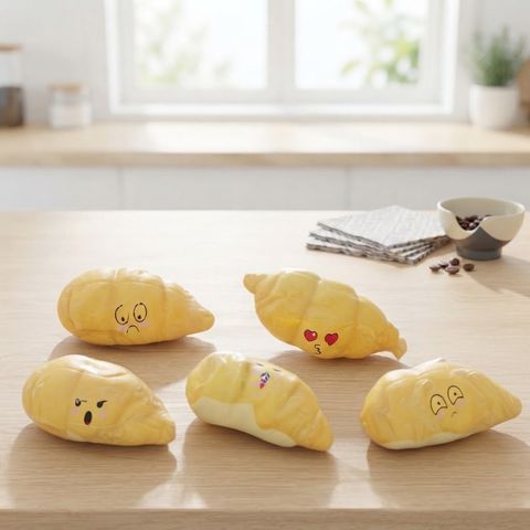 Cute Emoji Durian Squishy Toys - Slow Rising Fruit Stress Relief Fidget Toys Set