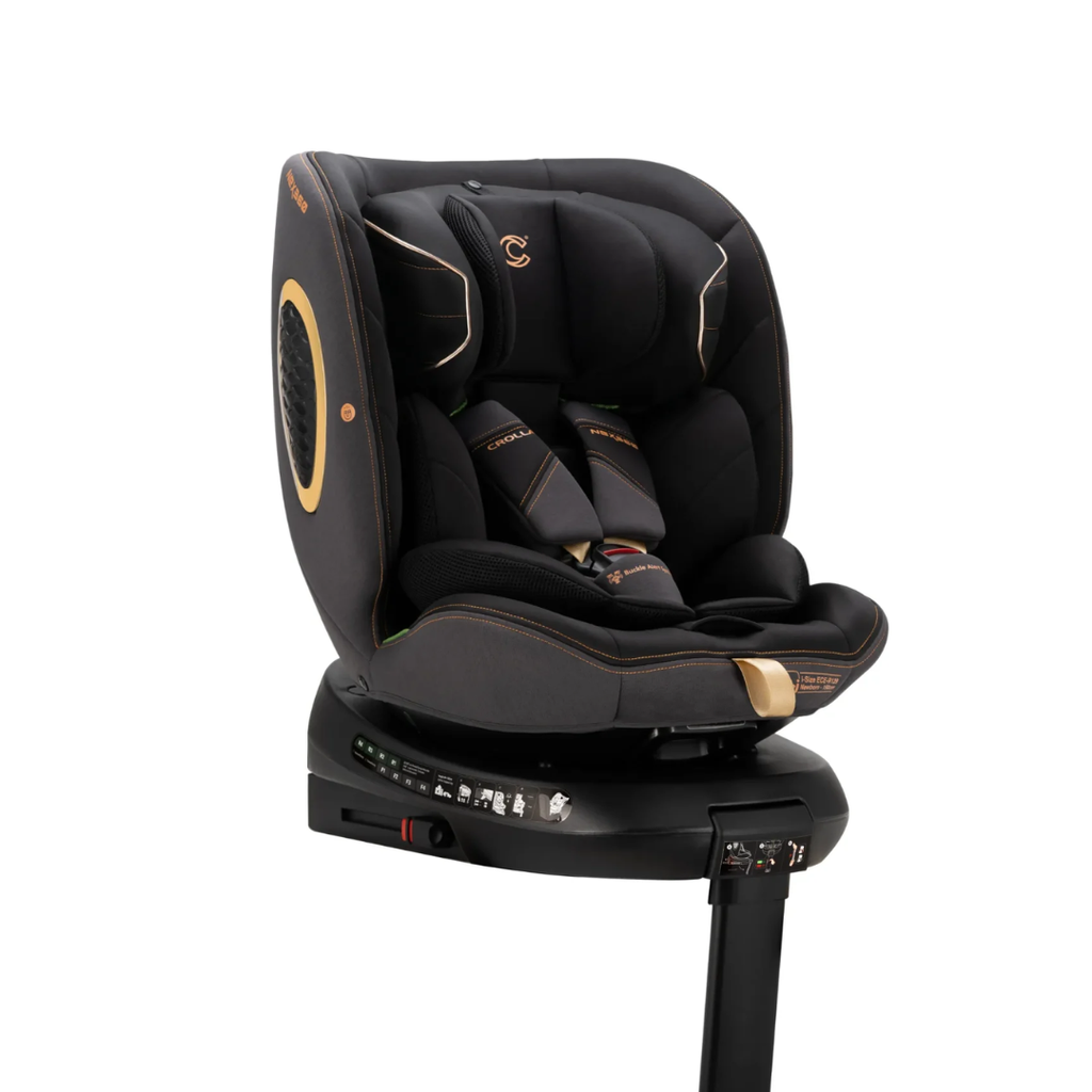Crolla Nex360 Neo R129 ISOFIX 360° Premium Series Rotating Car Seat | Newborn–12 Years (40–150cm)