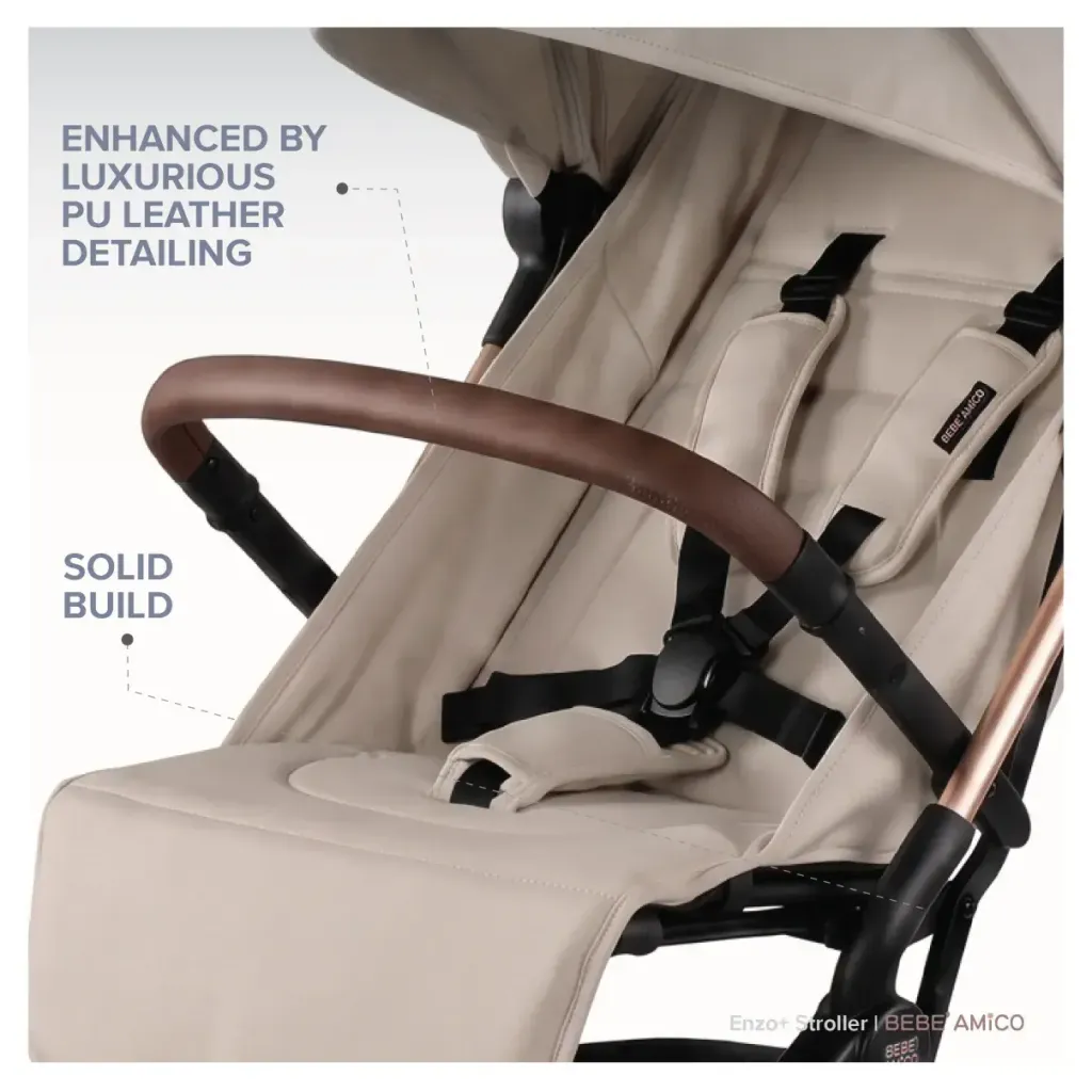 Bebé Amico Enzo+ Baby Stroller | Lightweight Cabin Stroller Malaysia