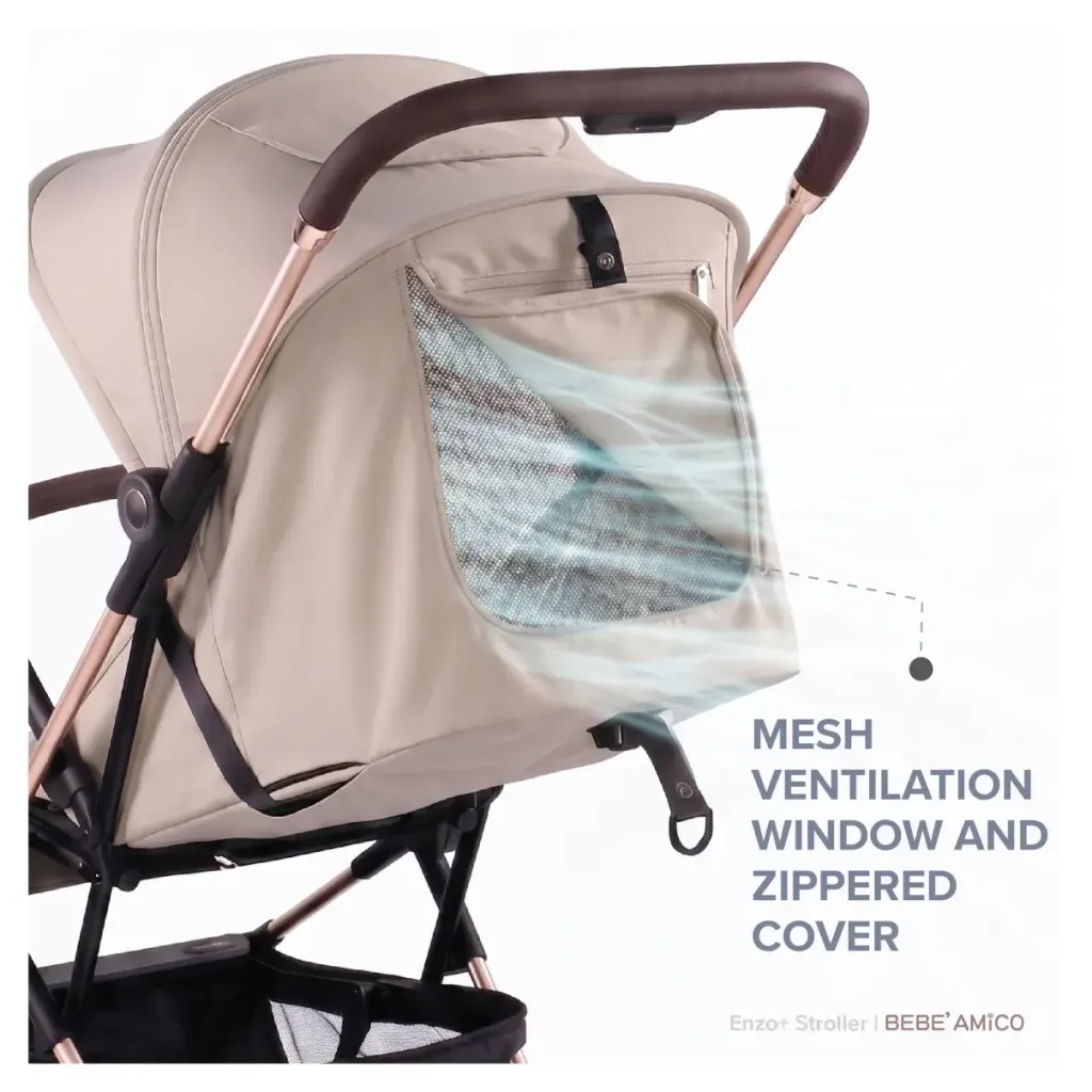Bebé Amico Enzo+ Baby Stroller | Lightweight Cabin Stroller Malaysia