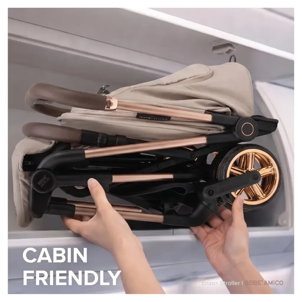 Bebé Amico Enzo+ Baby Stroller | Lightweight Cabin Stroller Malaysia