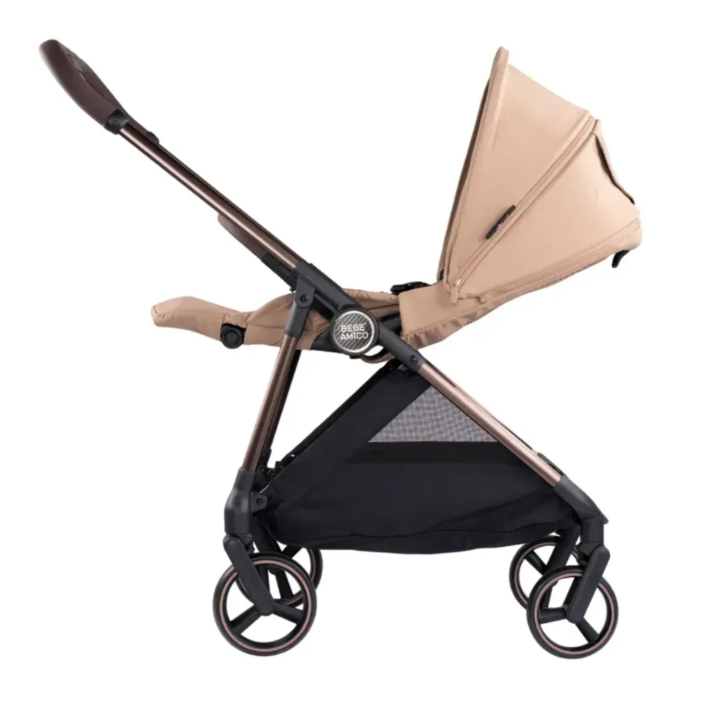 Bebé Amico Milano Auto Fold Stroller | Lightweight Baby Stroller Malaysia