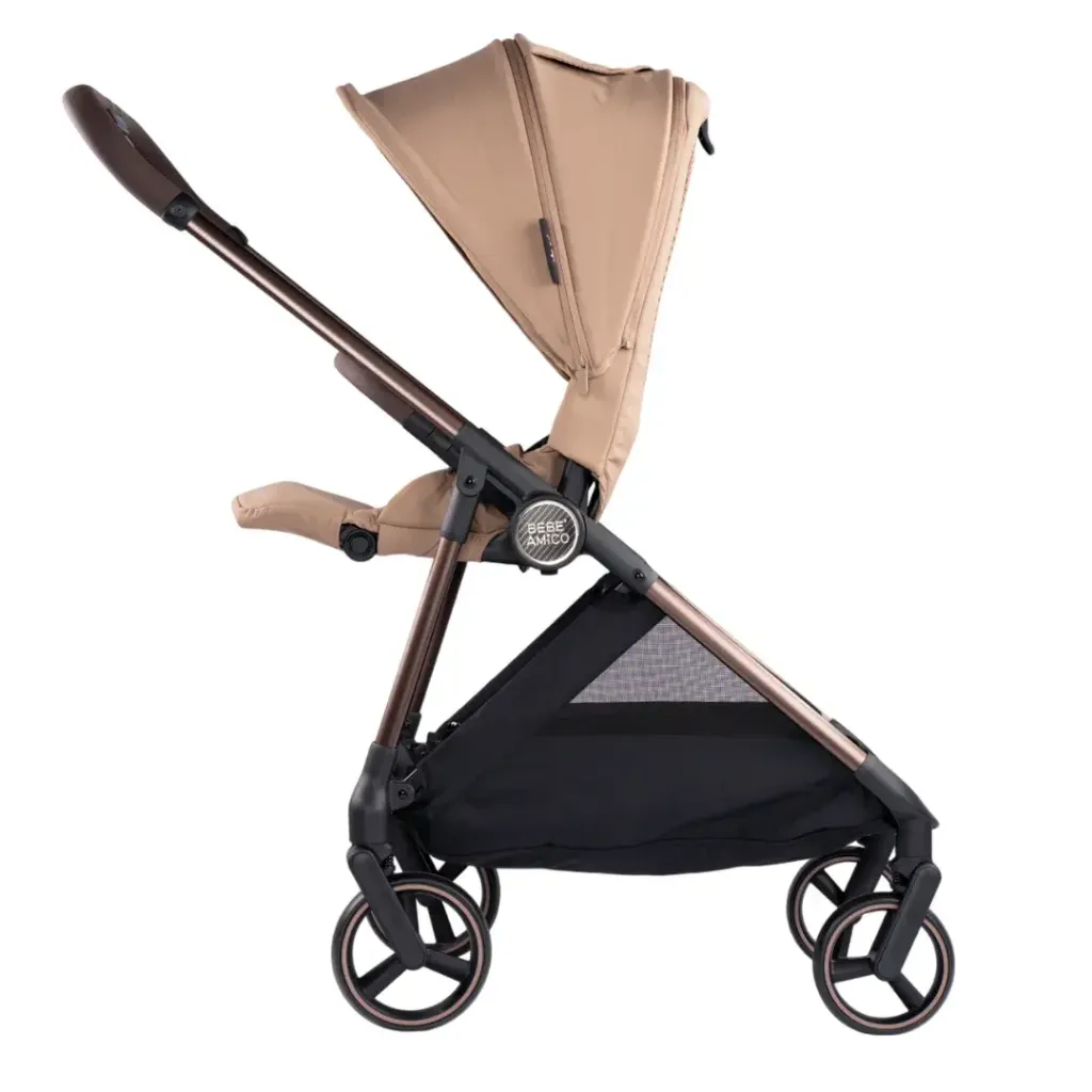 Bebé Amico Milano Auto Fold Stroller | Lightweight Baby Stroller Malaysia