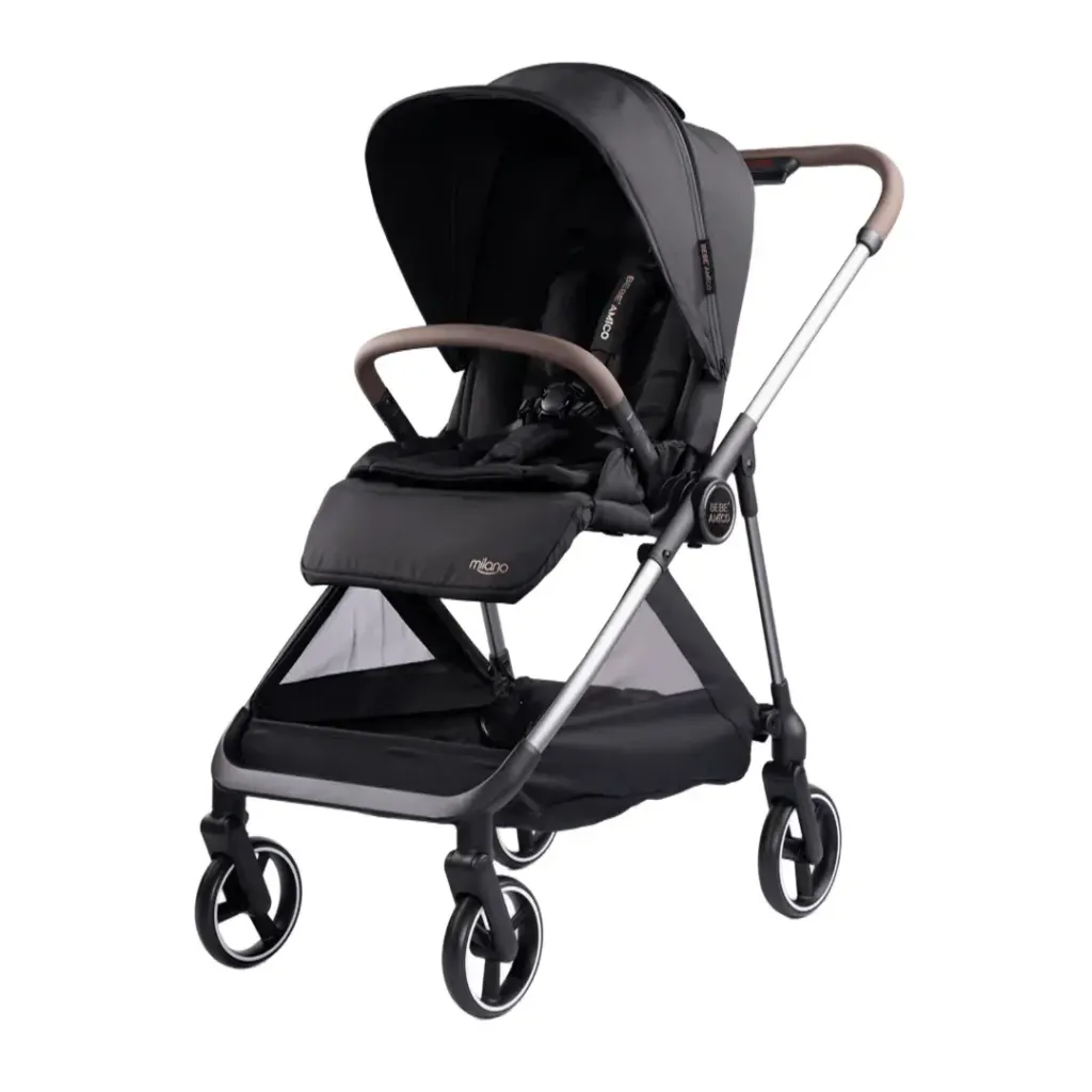 Bebé Amico Milano Auto Fold Stroller | Lightweight Baby Stroller Malaysia