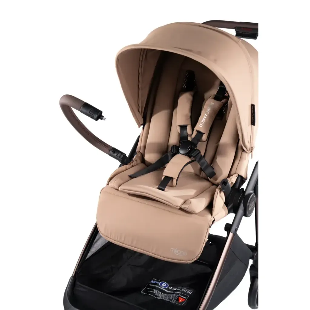 Bebé Amico Milano Auto Fold Stroller | Lightweight Baby Stroller Malaysia