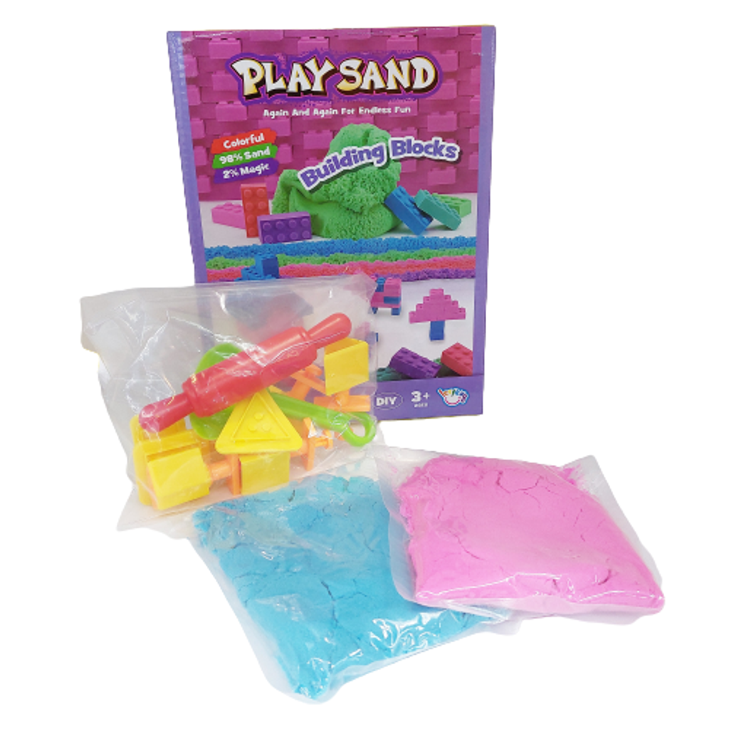Colourful Play Sand Building Blocks