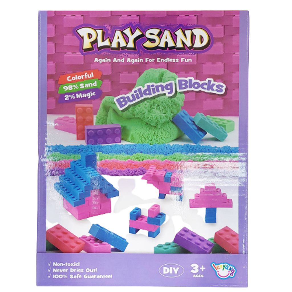 Colourful Play Sand Building Blocks