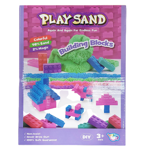 Colourful Play Sand Building Blocks