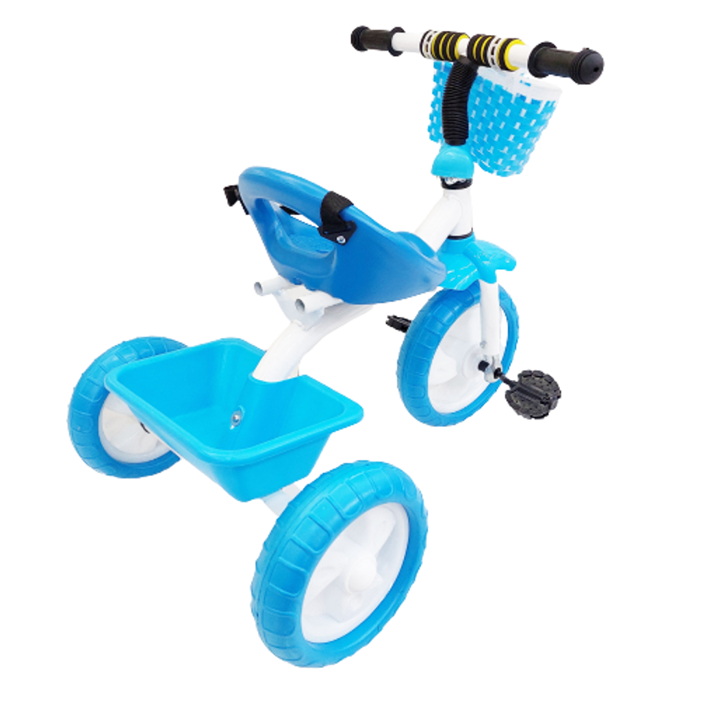 TY1641 Tricycle Basikal 3 Roda Seat Belt Blue (b).png
