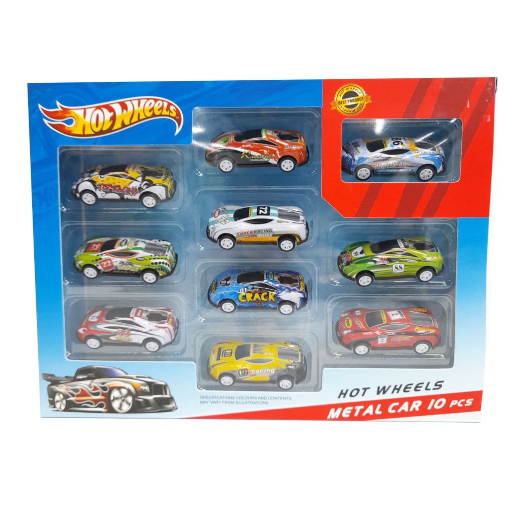 Hot Wheels Metal Car 10 PCS