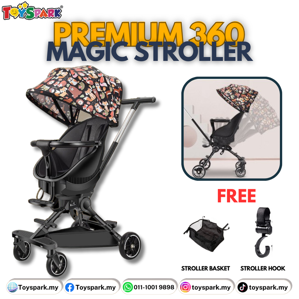 Baby Monsta SN 8870 Baby Magic Stroller With Canopy Johor Bahru (JB),  Malaysia Baby Clothing, Baby Accessories