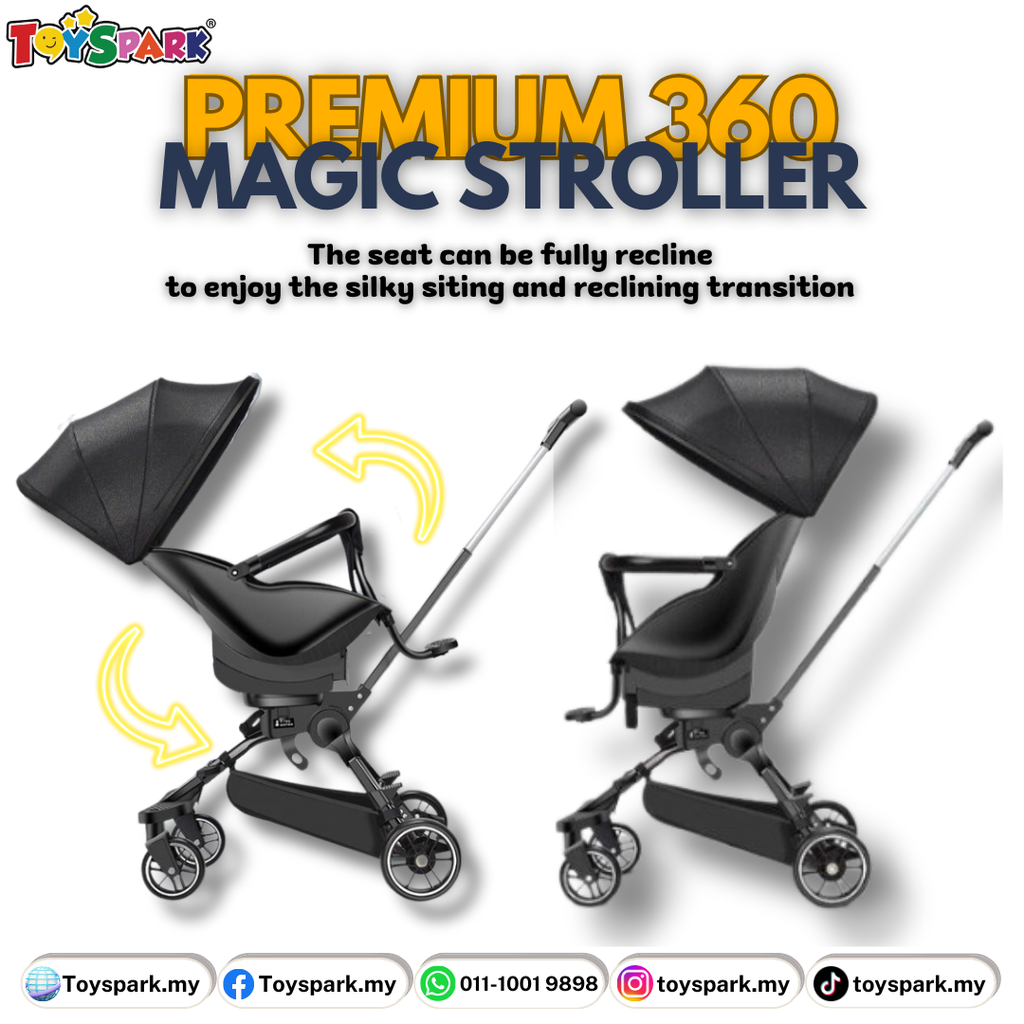 Baby Monsta SN 8870 Baby Magic Stroller With Canopy Johor Bahru (JB),  Malaysia Baby Clothing, Baby Accessories