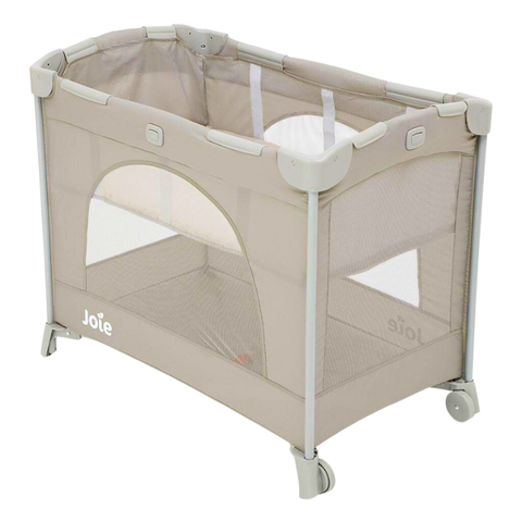 Joie Kubbie Baby Cot | Clay