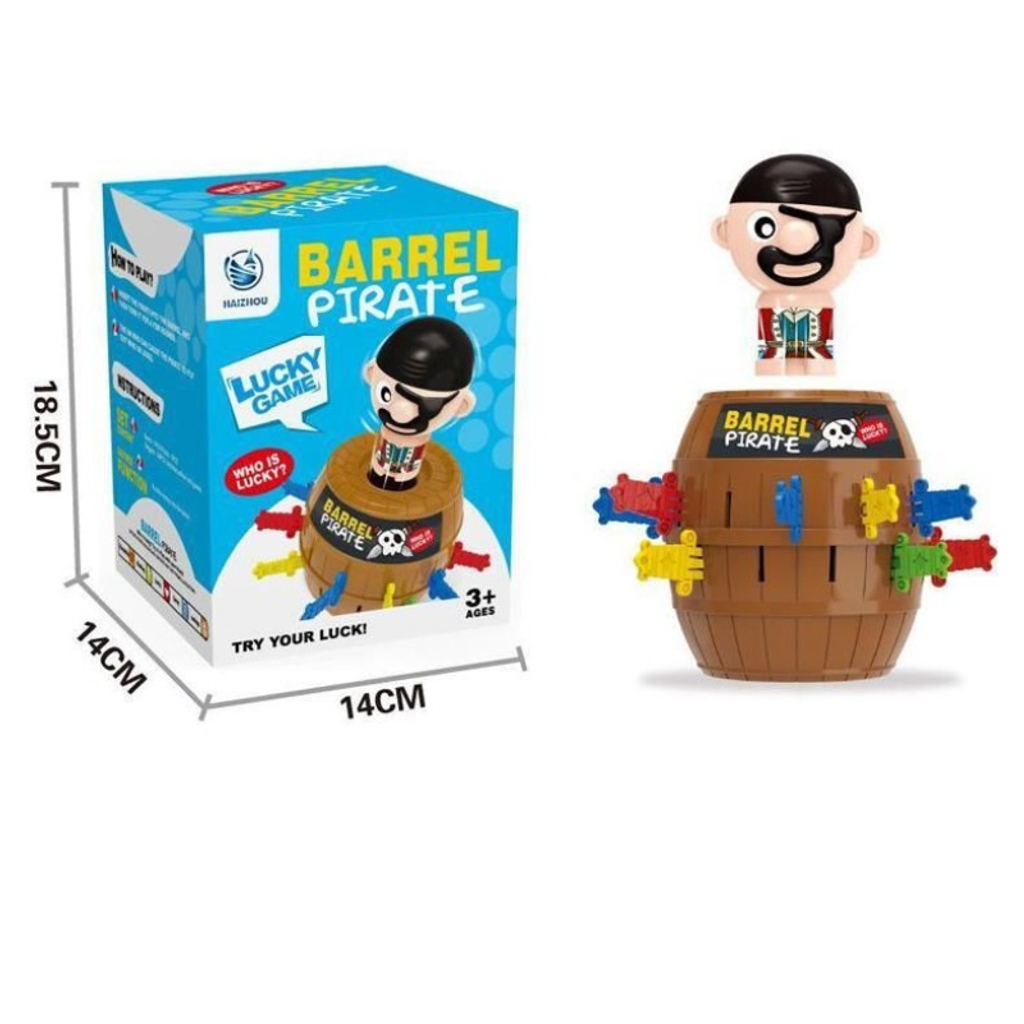Barrel Pirate Toys (3+)