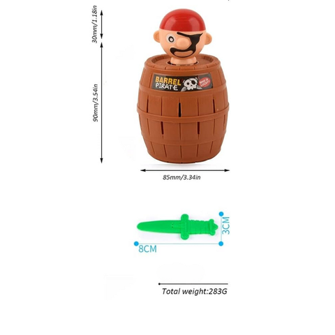 Barrel Pirate Toys (3+)