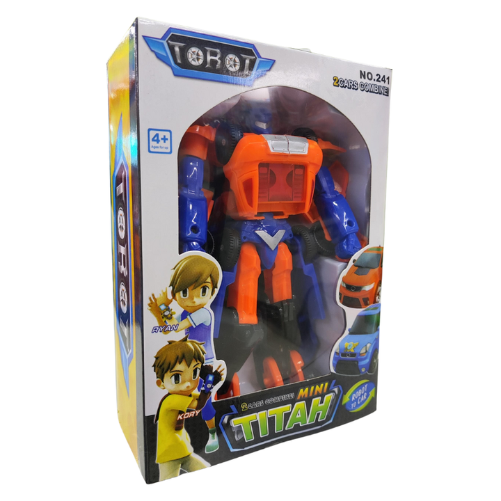 Robot Toys 2 Cars  Mini Titan (4+)