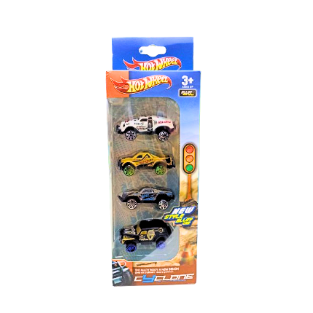 Hot Wheels Car Cyclone 4 Pieces