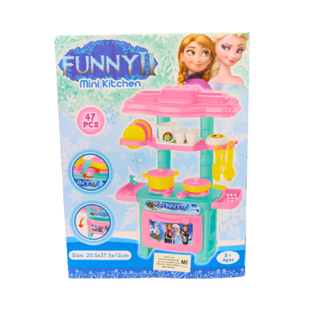 MIni Kitchen Set Frozen Kid Toys 47 Pcs