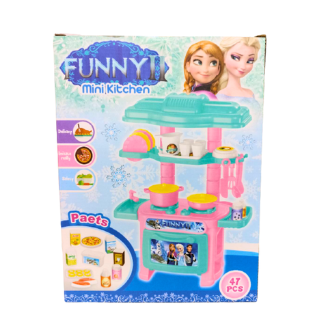 MIni Kitchen Set Frozen Kid Toys 47 Pcs