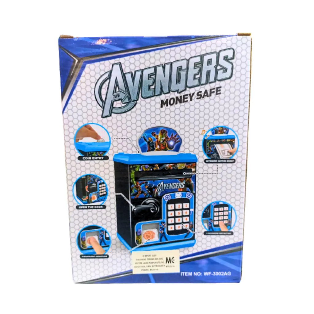Mini ATM Machine Money Saving Box Avengers