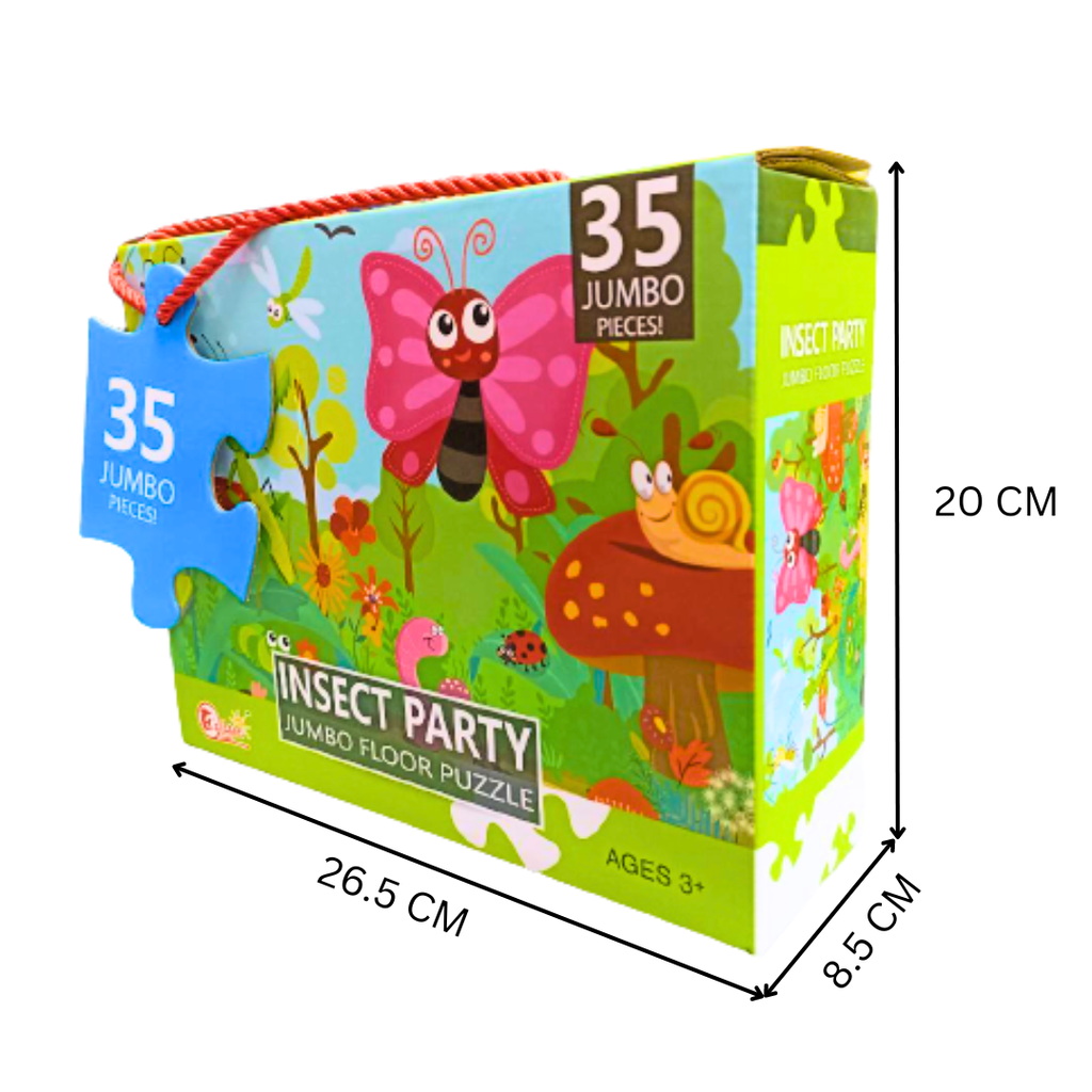 Insect Party Jumbo Floor Puzzle 35 Pcs