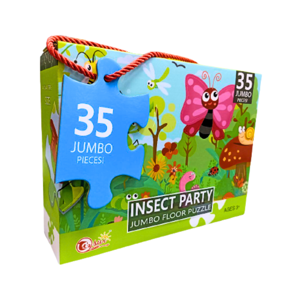 Insect Party Jumbo Floor Puzzle 35 Pcs