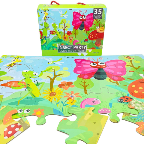 Insect Party Jumbo Floor Puzzle 35 Pcs