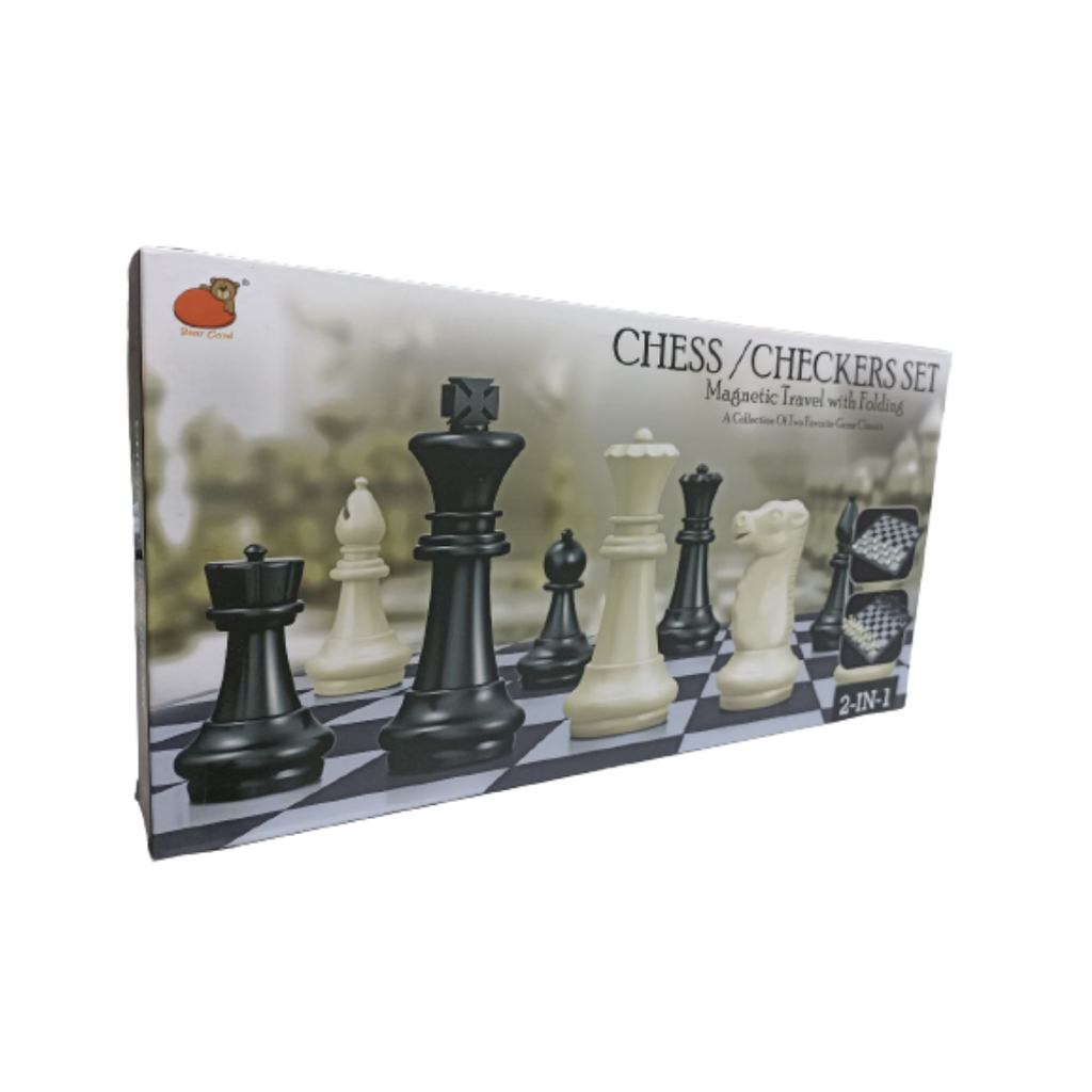 2 In 1 Chess / Checkers Set