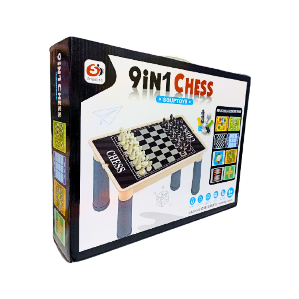 9 In 1 Table Chess Board Game