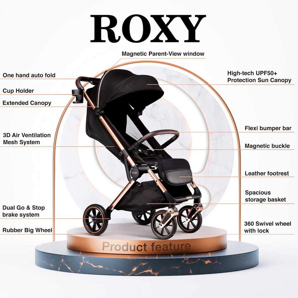 Quinton Roxy Baby Stroller | Premium Compact Stroller