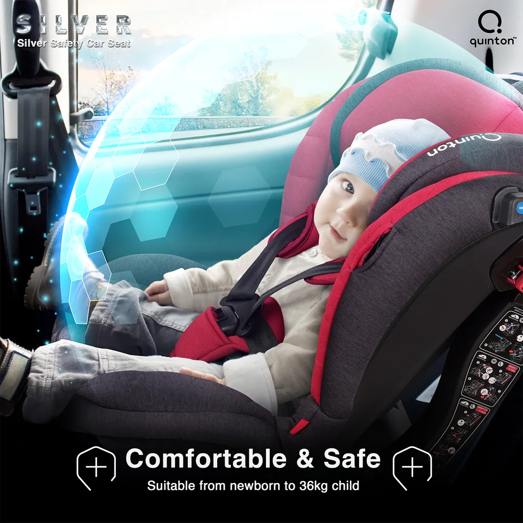 Quinton Silver Baby Car Seat