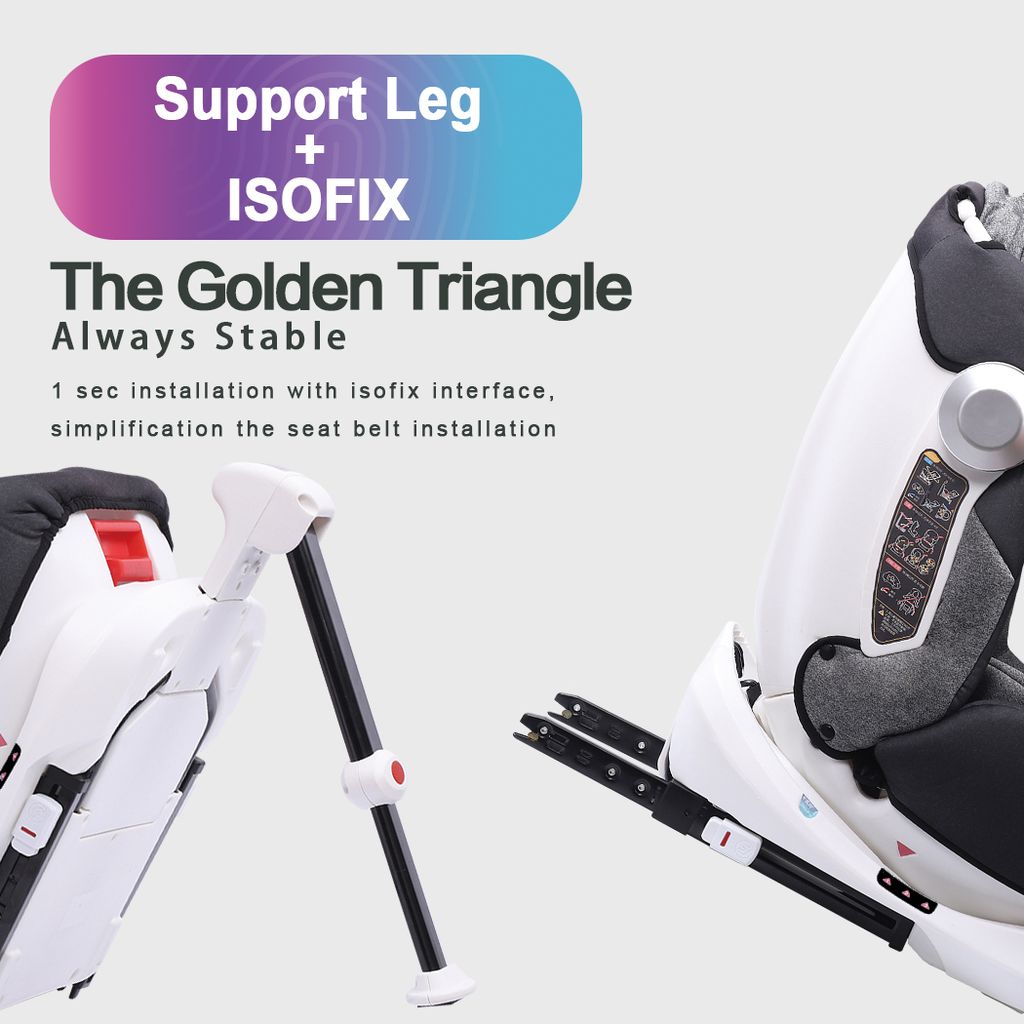 OneSpin+ Isofix + Support Leg