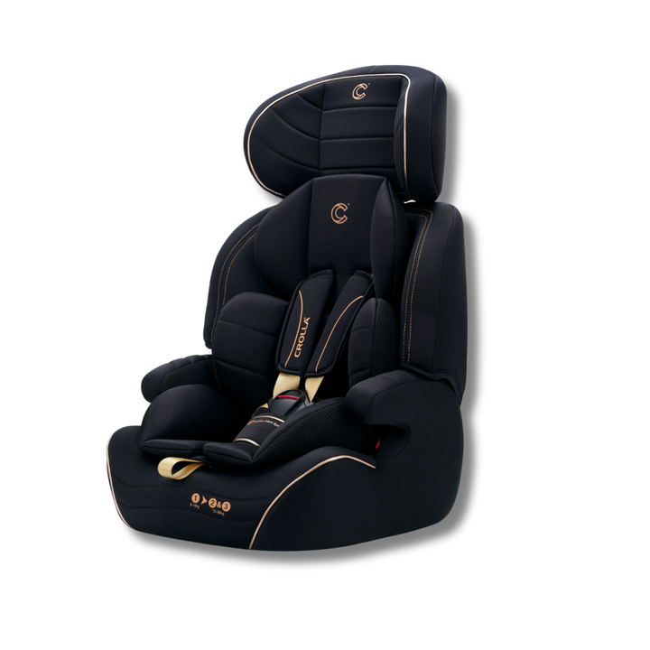 Crolla Max Shine Gold Booster Car Seat High Back Booster Seat 1-12 Years ECE R44/04 Baby Car Seat Malaysia