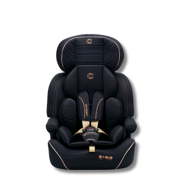 Crolla Max Shine Gold Booster Car Seat High Back Booster Seat 1-12 Years ECE R44/04 Baby Car Seat Malaysia