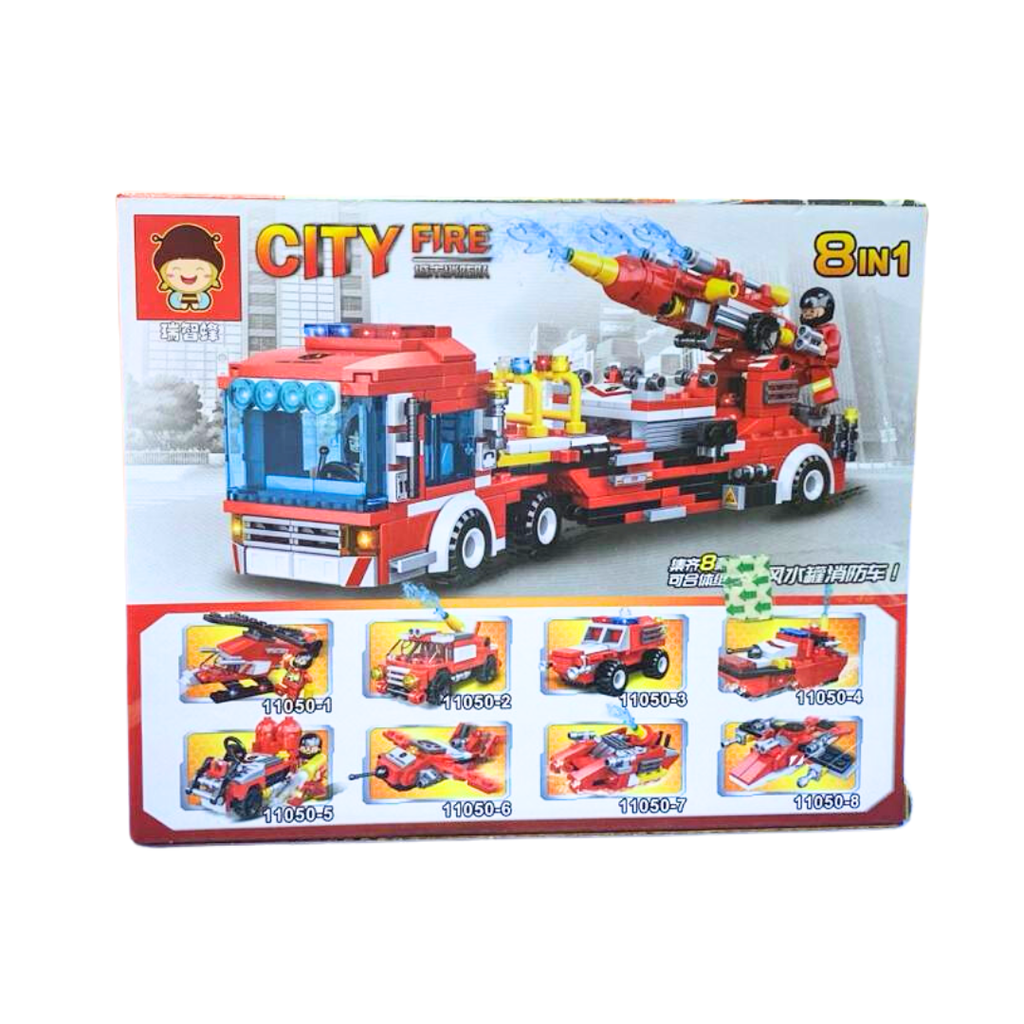City Fire Engine Block