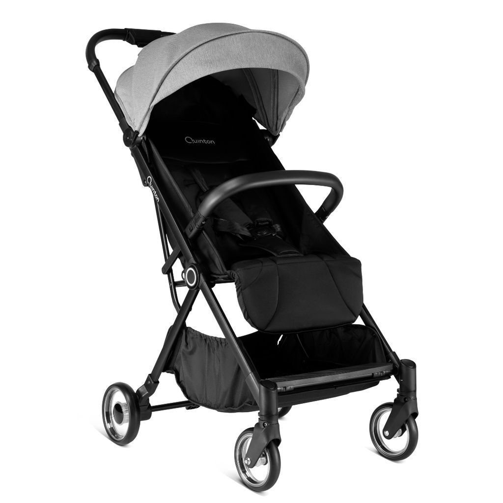 Quinton Light+ Baby Stroller | Compact Stroller | Grey
