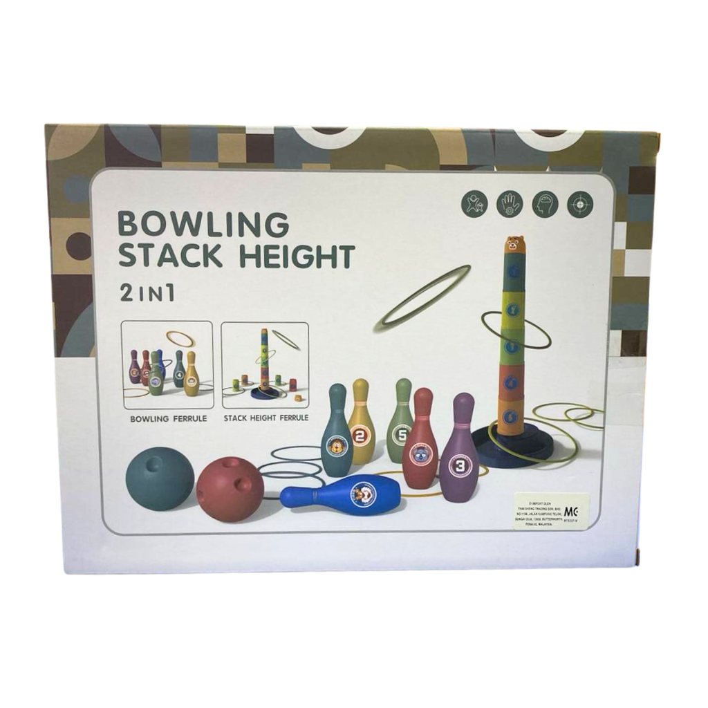 2 in 1 Bowling And Stack Height