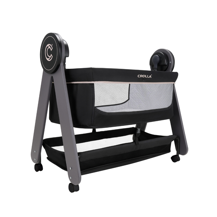 Crolla Zenn Electric Baby Swing Crib Newborn to 9kg Bluetooth Smart Baby Swing Cot Malaysia