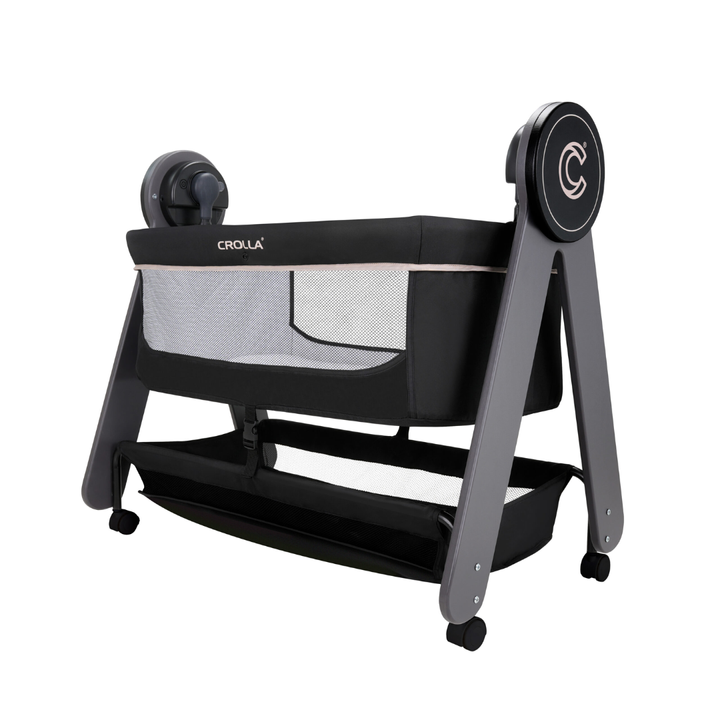 Crolla Zenn Electric Baby Swing Crib Newborn to 9kg Bluetooth Smart Baby Swing Cot Malaysia