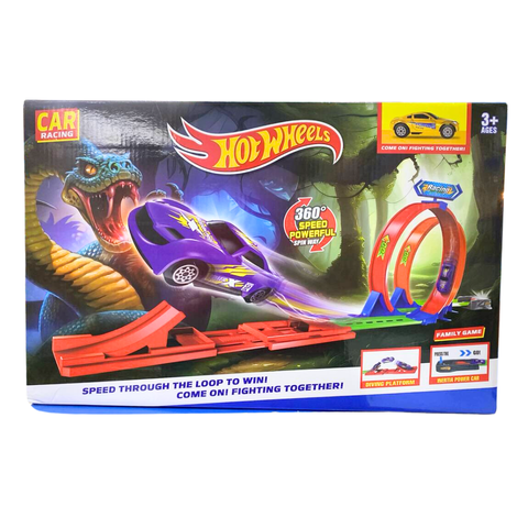 Die Cast Car Track Racing Snake