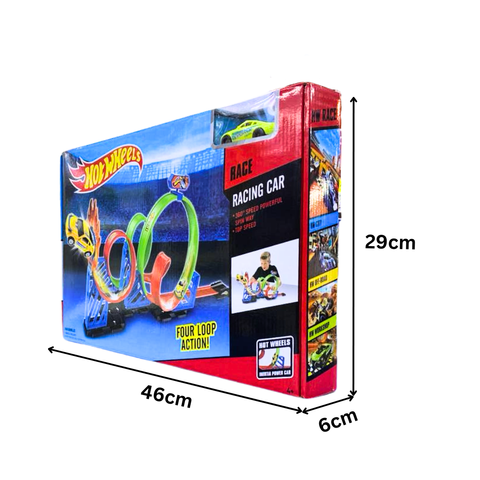 Die Cast Car 4 Loop Track